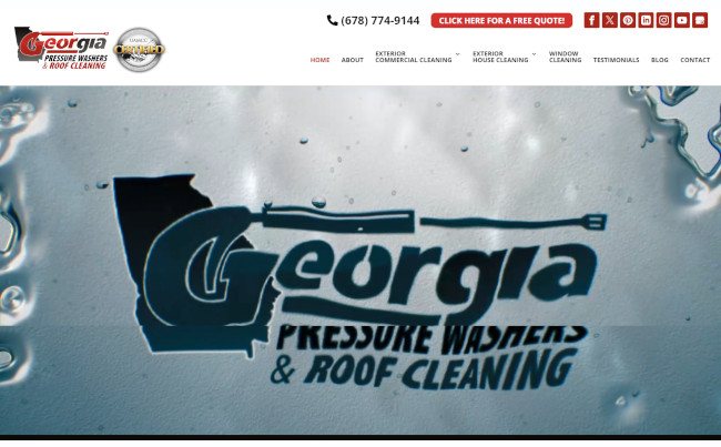 Georgia Pressure Washers and Roof Cleaning